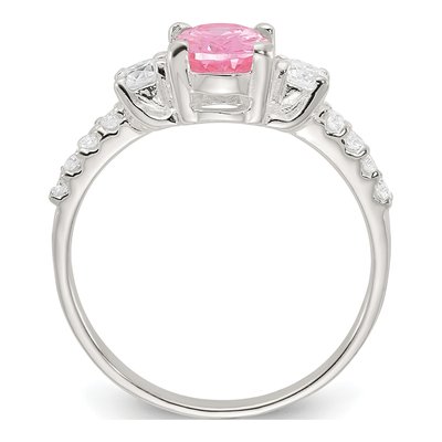 Sterling Silver CZ Ring – view 3
