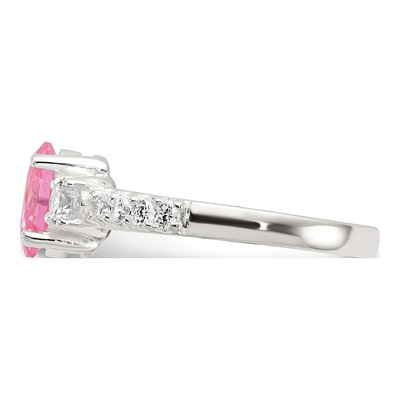 Sterling Silver CZ Ring – view 4