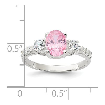Sterling Silver CZ Ring – view 6