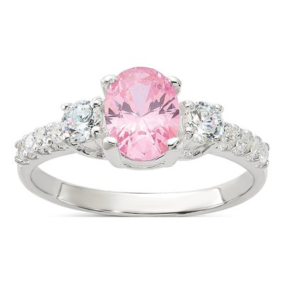Sterling Silver CZ Ring