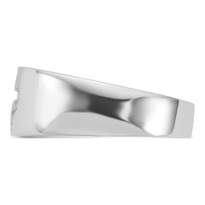Men's Sterling Silver Cut-Out Cross Ring – view 4