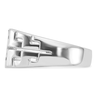 Men's Sterling Silver Onyx Ring – view 4
