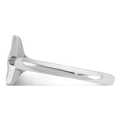 Sterling Silver Whale Tail Ring – view 3