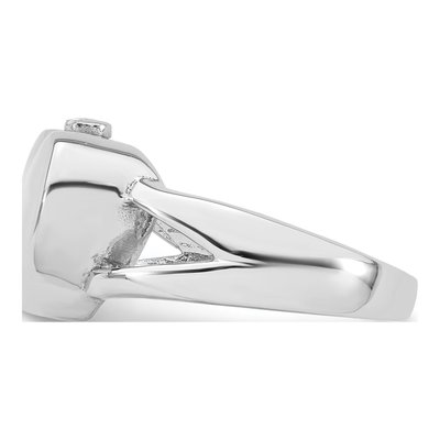 Sterling Silver Heart Ash Holder Ring – view 4