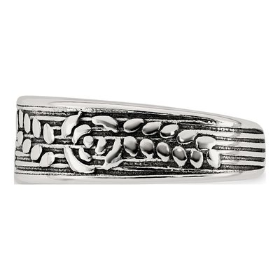 Sterling Silver Leaf Toe Ring – view 4