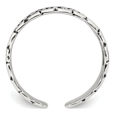 Sterling Silver Butterfly Toe Ring – view 3