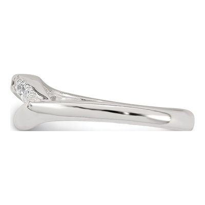 Sterling Silver CZ Adjustable Toe Ring – view 4
