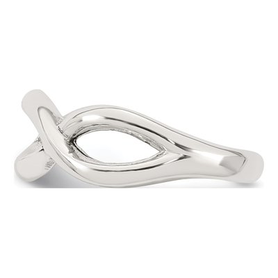 Sterling Silver Criss Cross Adjustable Toe Ring – view 4