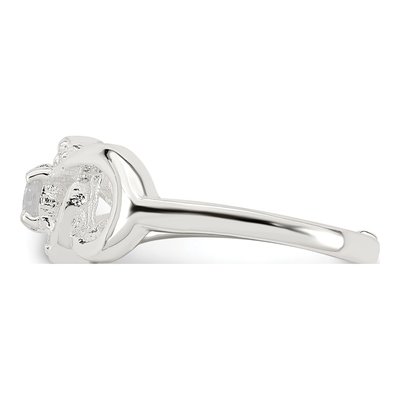 Sterling Silver CZ Fancy Toe Ring – view 4