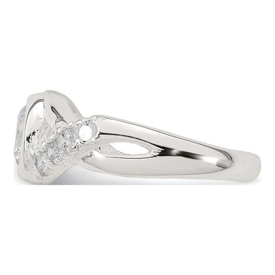 Sterling Silver CZ Adjustable Toe Ring – view 4