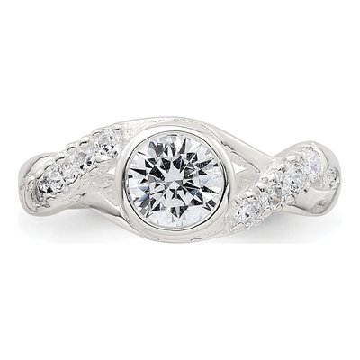 Sterling Silver CZ Adjustable Toe Ring – view 5