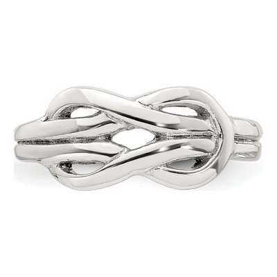 Sterling Silver Infinity Knot Adjustable Toe Ring – view 5