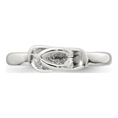 Sterling Silver Flip Flop Toe Ring – view 5