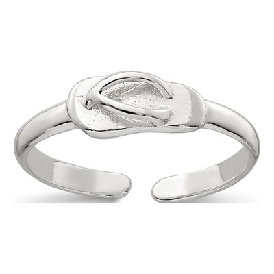 Sterling Silver Flip Flop Toe Ring