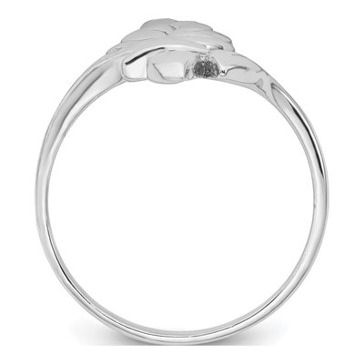 Sterling Silver Leaf Ring – view 3