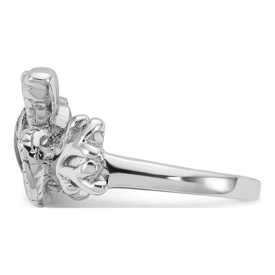 Sterling Silver Abalone Sea Turtle Ring – view 3