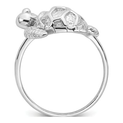 Sterling Silver Sea Turtle Ring – view 3
