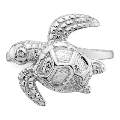 Sterling Silver Sea Turtle Ring – view 5