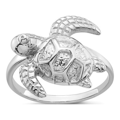 Sterling Silver Sea Turtle Ring