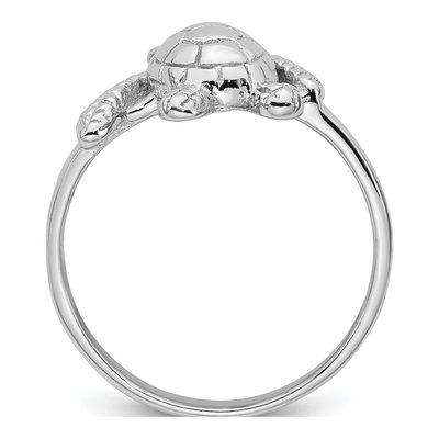 Sterling Silver Sea Turtle Ring – view 3