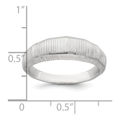 Sterling Silver Tapered Ring – view 6