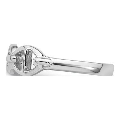 Sterling Silver Mariner Link Ring – view 4