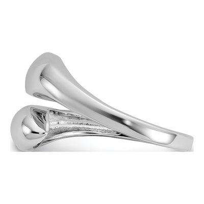 Sterling Silver Bypass Ring – view 3
