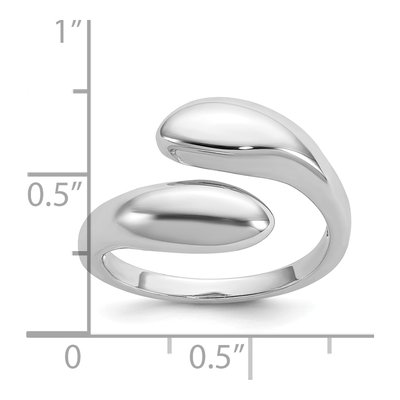 Sterling Silver Bypass Ring – view 5