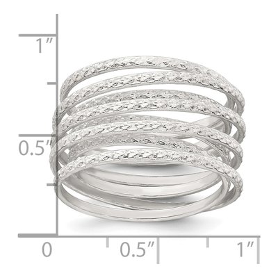 Sterling Silver Wrapped Ring – view 5