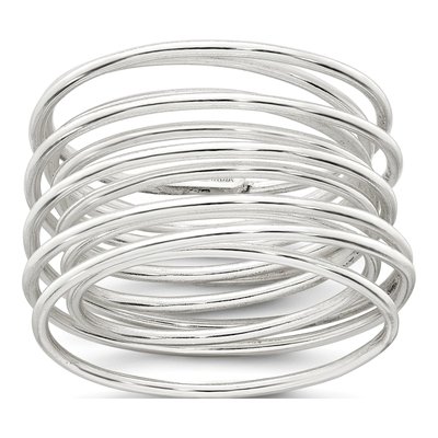 Sterling Silver Flexible Wrap Ring