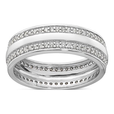 Sterling Silver CZ Ring