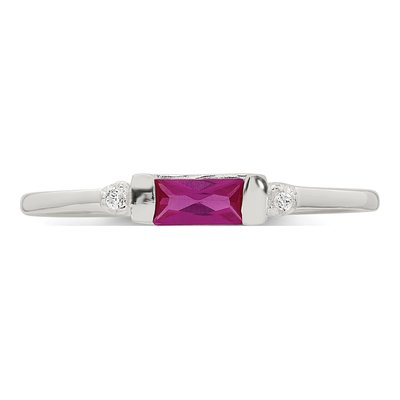 Sterling Silver CZ Ring – view 5
