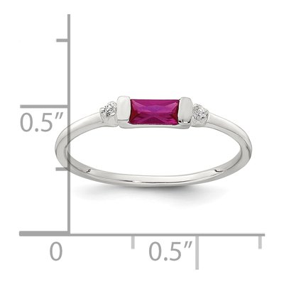Sterling Silver CZ Ring – view 6