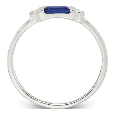 Sterling Silver CZ Ring – view 3