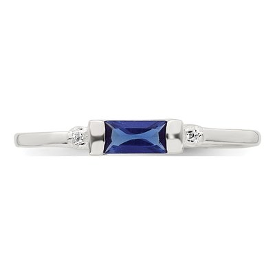 Sterling Silver CZ Ring – view 5