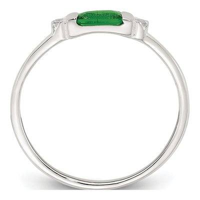 Sterling Silver CZ Ring – view 3