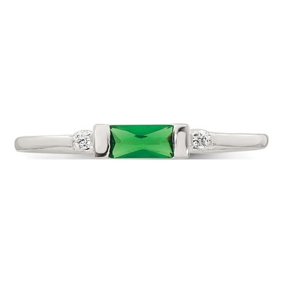Sterling Silver CZ Ring – view 5