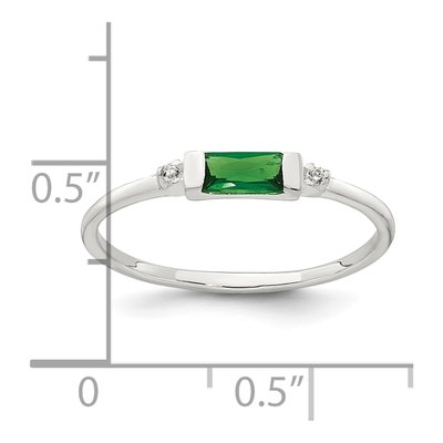 Sterling Silver CZ Ring – view 6