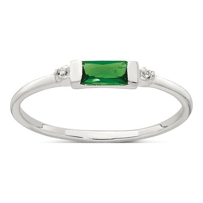 Sterling Silver CZ Ring