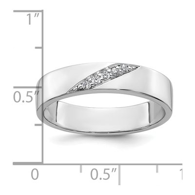 Men's Sterling Silver CZ Ring – view 6