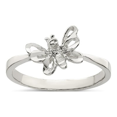 Sterling Silver Butterfly Ring