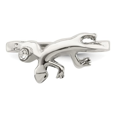 Sterling Silver CZ Lizard Toe Ring – view 6