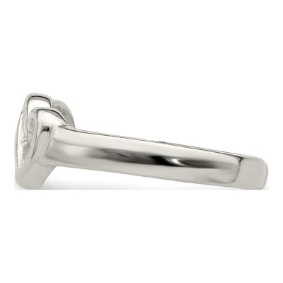 Sterling Silver Heart Toe Ring – view 5