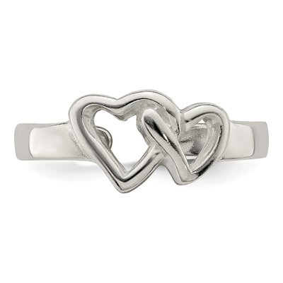 Sterling Silver Heart Toe Ring – view 6