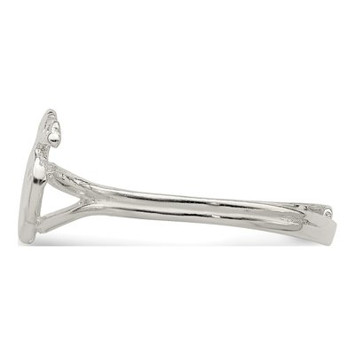 Sterling Silver Heart Lock Key Toe Ring – view 5