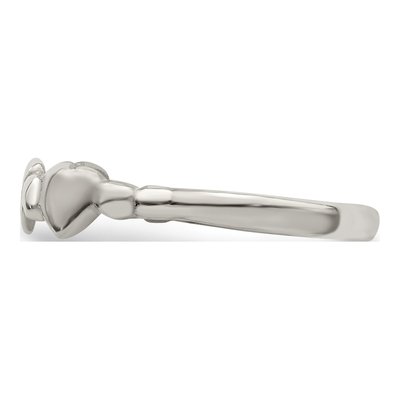 Sterling Silver Hearts Toe Ring – view 5