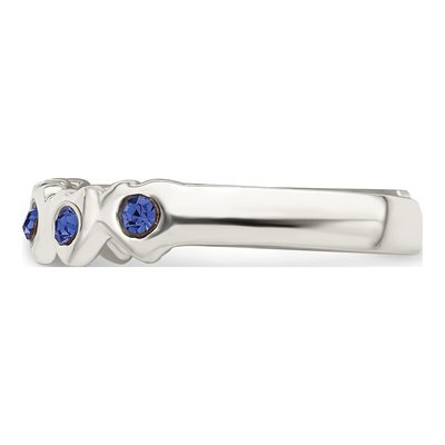 Sterling Silver CZ Heart Toe Ring – view 5