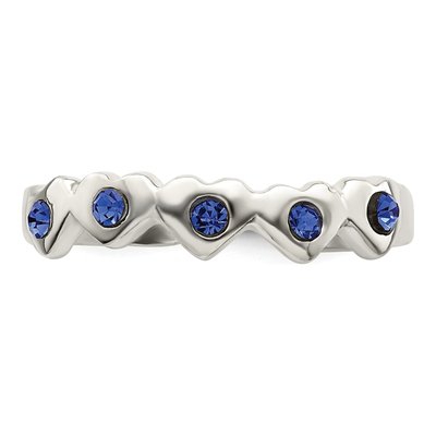 Sterling Silver CZ Heart Toe Ring – view 6