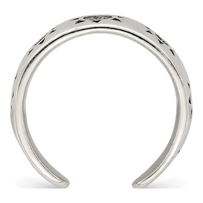 Sterling Silver Antiqued Sun Toe Ring – view 3