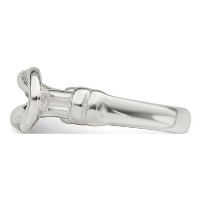 Sterling Silver Love Knot Toe Ring – view 5
